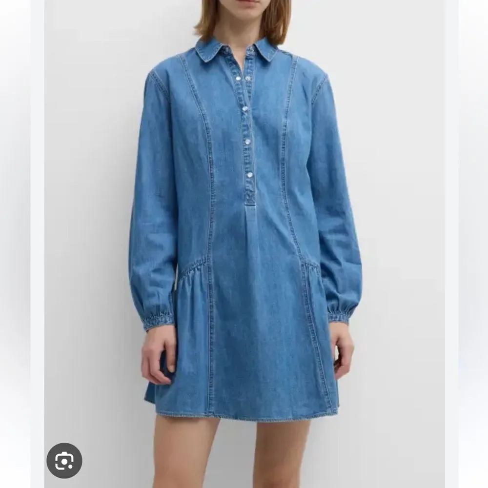 NEW Veronica Beard Chaia Denim Dress Iceberg Size 10 - Picture 13 of 13